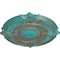 Ekena Millwork Attica Acanthus Leaf Medallion (Canopies up to 4 5/8"), 53 1/2"OD x 3 1/2"P, Copper Green Patina CM53ATCGS - alternate 2